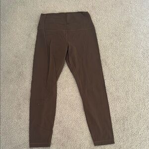 Lululemon brown High-Waisted Leggings align* 25”